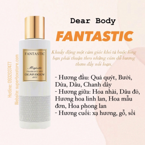 XỊT THƠM TOÀN THÂN DÀNH CHO NỮ - DEAR BODY FRAGRANCE MIST 270ml - FANTASTIC