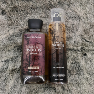 BODY MIST DEAR BODY 236ml - XỊT THƠM TOÀN THÂN - Dành Cho Nam -  LOST IN WOODS FOR ME